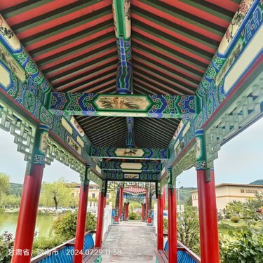 四川防腐木涼亭